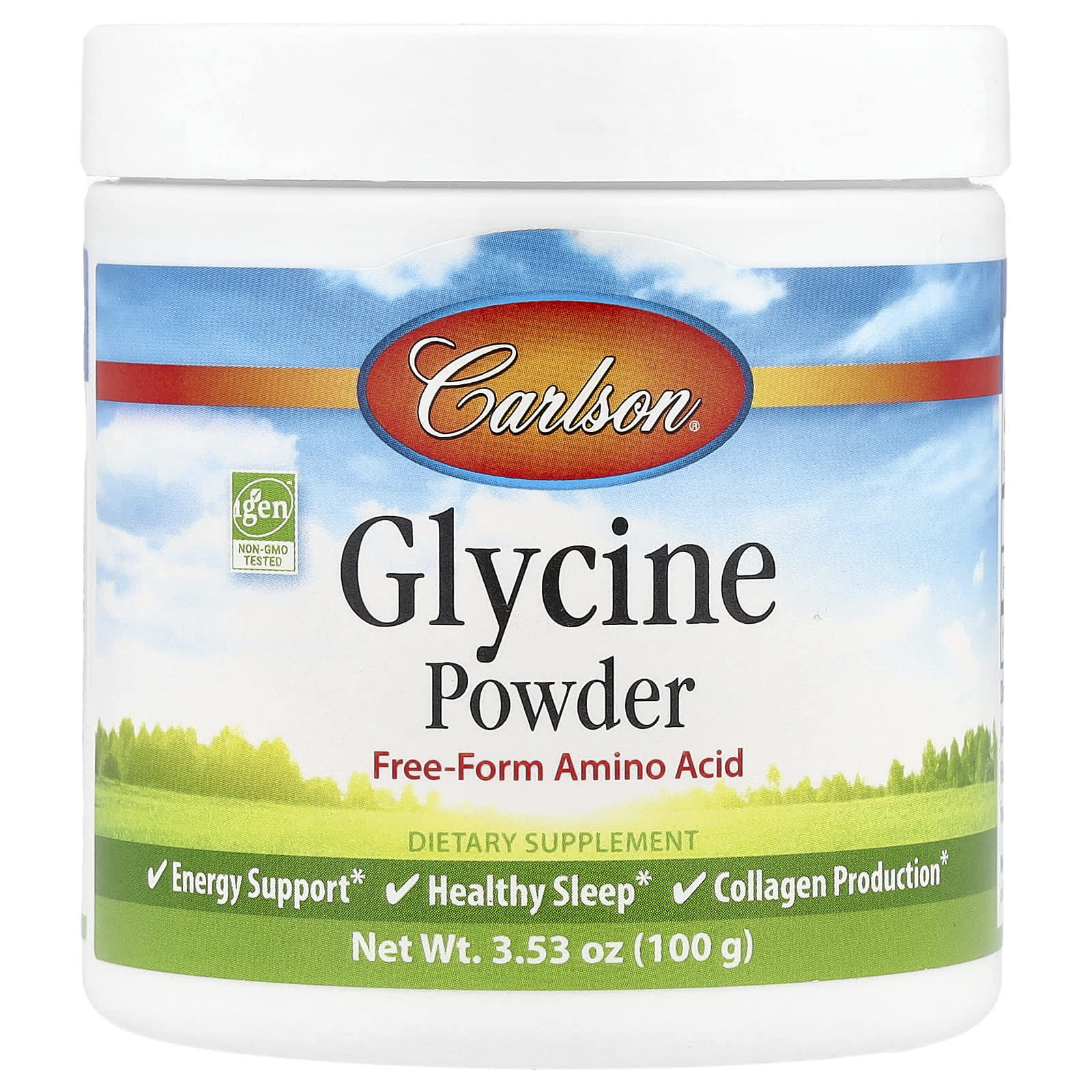 

Glycine, Amino Acid Powder, 100 G (3.53 Oz)