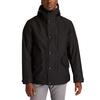 Timberland Outdoor Fleecegefütterte Drei-in-Eins Kapuzen-Logojacke Herrenjacke Schwarz A448C-001