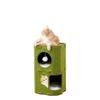 Felt Multi-layer Cat Bed with Integrated Tree Hole and Double-layer Hideaway for Multi-Cat Families