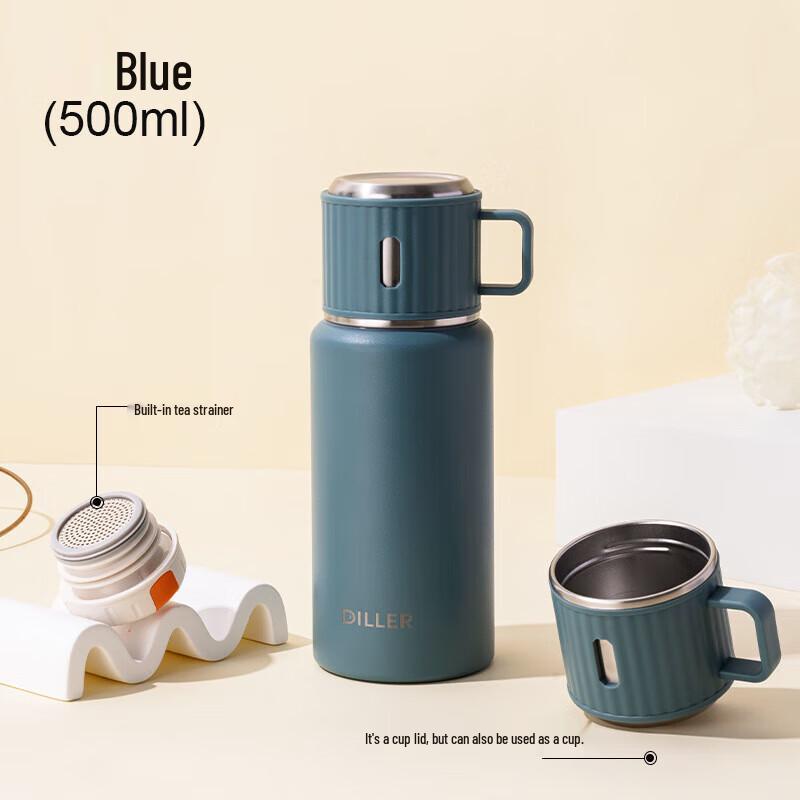 Diller Portable Insulated Stainless Steel Thermos