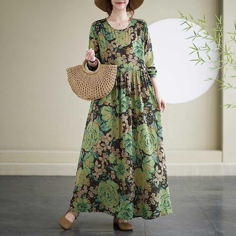 New Floral Resort Style Vintage Dresses