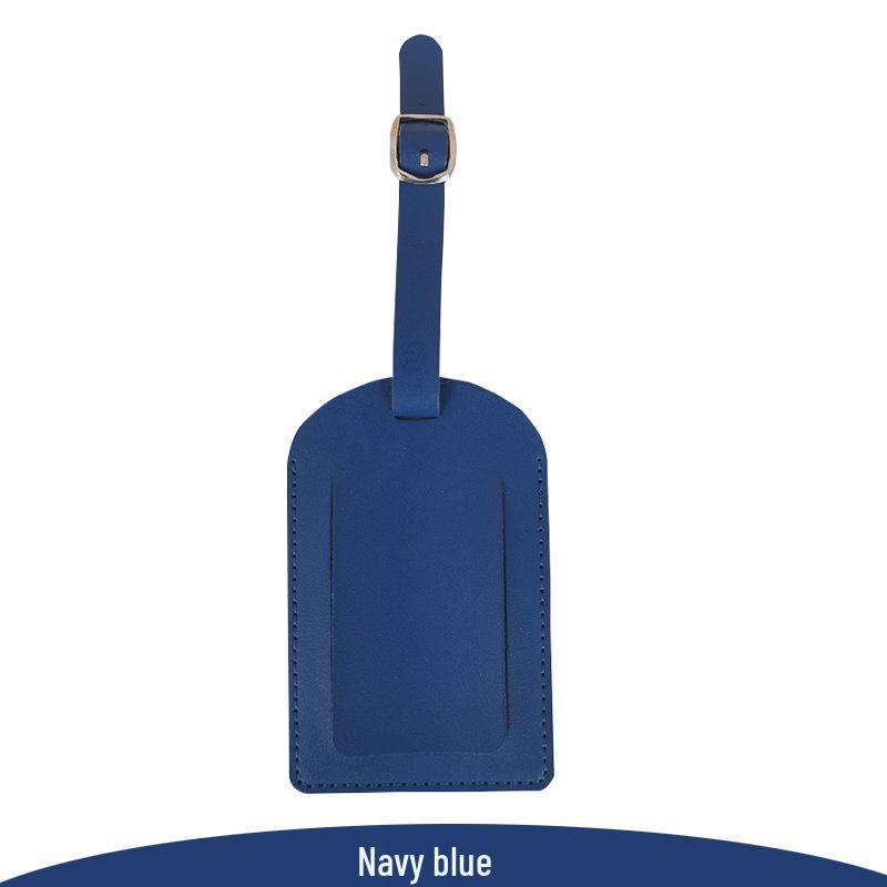 PU Leather Luggage Identification & Anti-Lost Tag for Suitcases