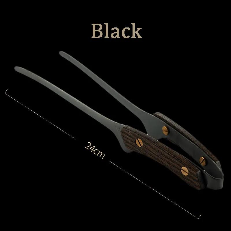 Stainless Steel Multifunctional Frying Fish Clips Frying Spatula Steak Clips Vintage BBQ Clips Outdoor Camping Supplies