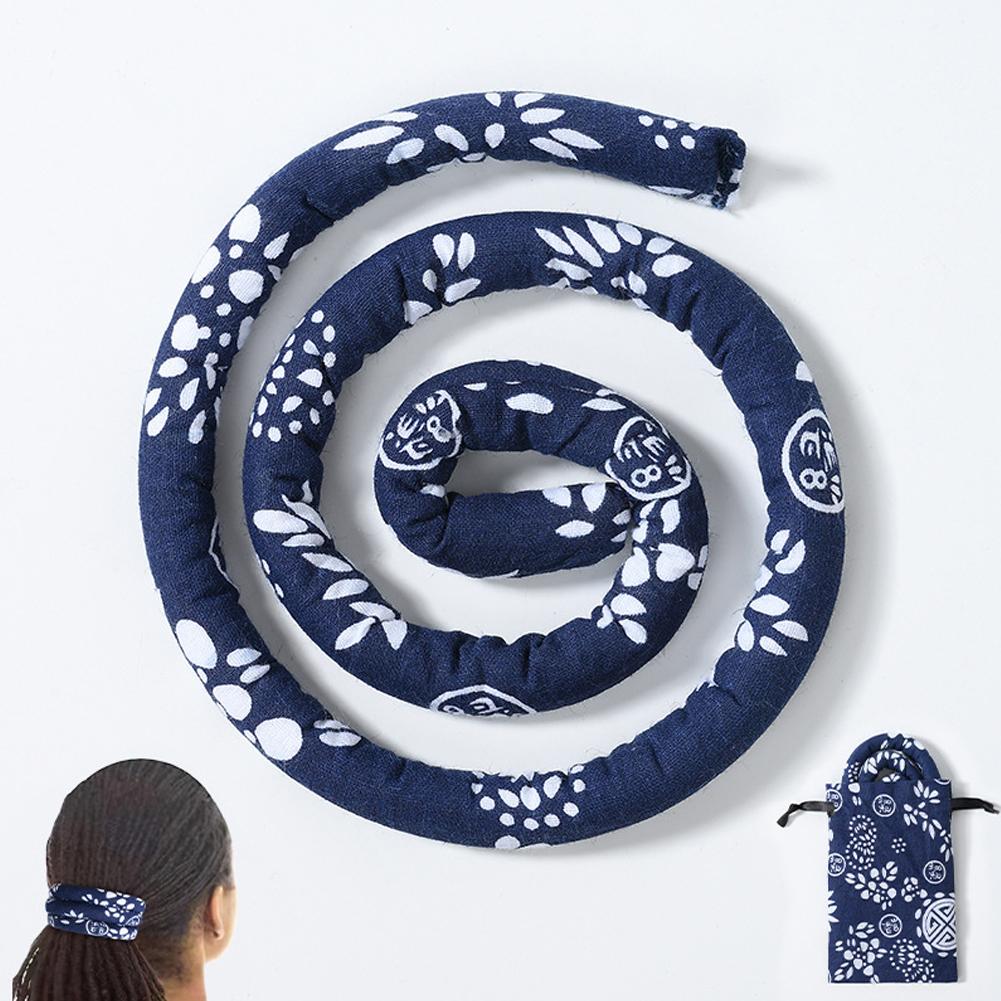 Flexible Headband Ethnic Style Iron Wire Hair Rope Set High Ponytail Spiral Lock Colorful Dirty Braid Long Hair Strands