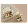 4/7 Grids Portable Pill Box Damp-Proof Food-Grade Sealed Pill Dispenser Large Capacity with Handle Travel Medicine Case