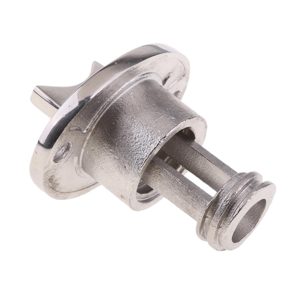 Boat Drain Plug Stainless Steel Oval Garboard for 1”Hole 3/4”hread Boat Drain Plug Stainless Steel Oval Garboard for 1”Hole 3/4”hread
