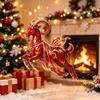 Galloping Goat Goat Hanging Ornament Shining Animal Hanging Decoration  Christmas Tree Ornament