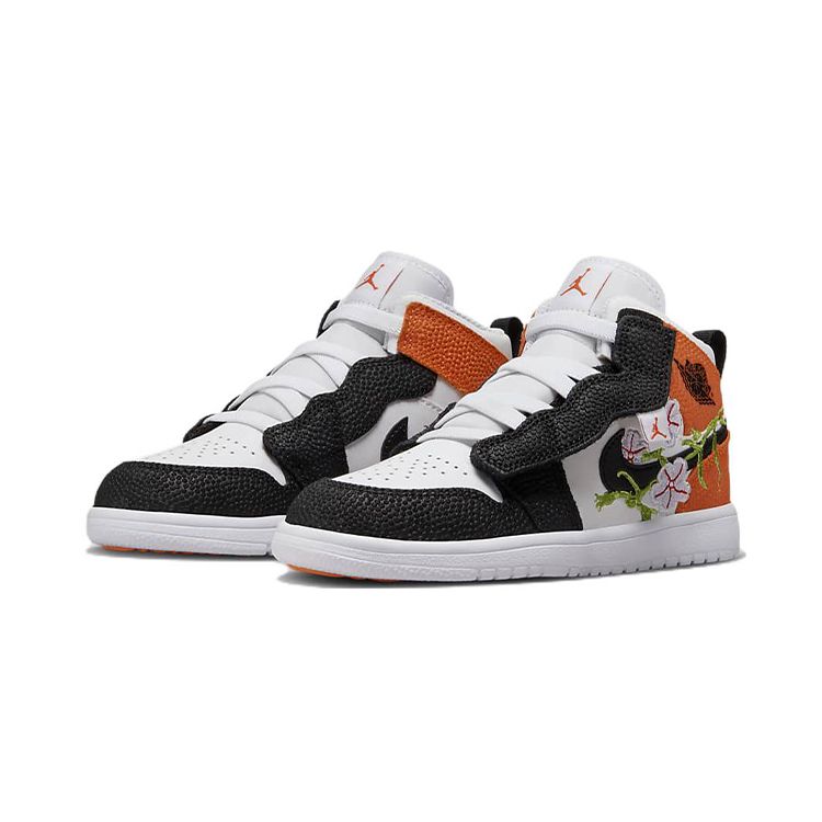 Air Jordan 1 Mid Alt SE PS Shattered Vines White Orange Green DR6963-100
