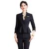 Chic Professional Women's Skirt Suit - Elegant Spring/Autumn Beauty Salon Front Desk Uniform