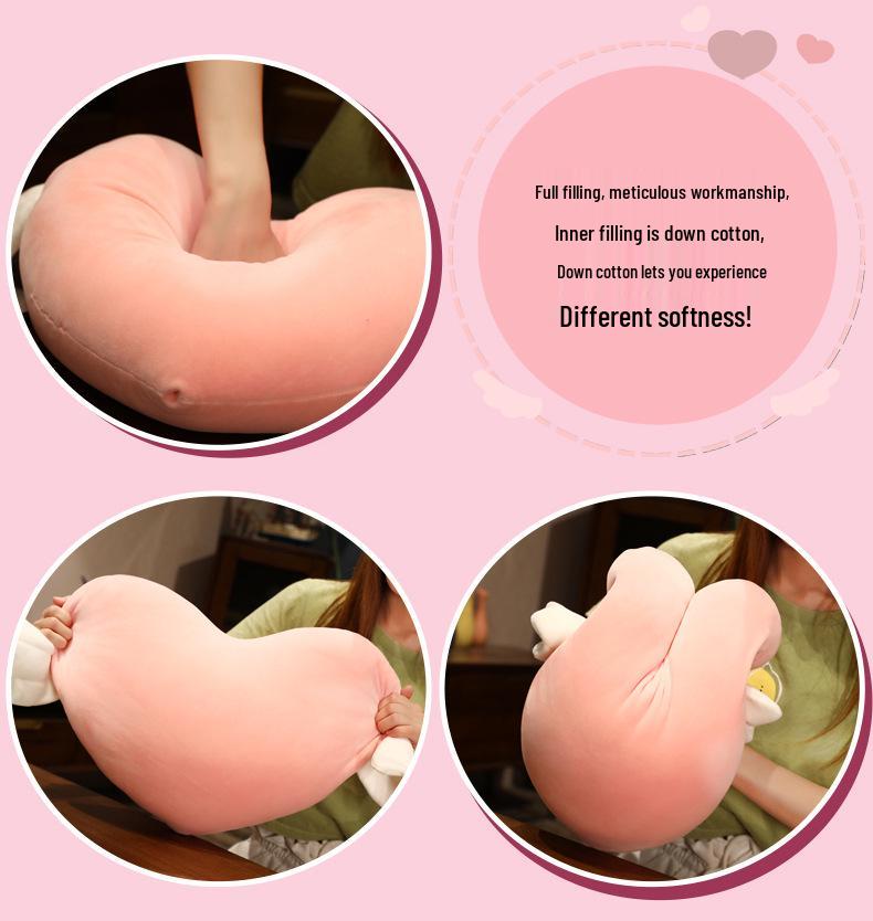 Creative Angel Heart Hand Warmer Plush Hug Doll - Perfect for Love Confession, Christmas, and Playtime