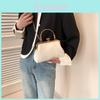 Stylish 2024 Summer Trend Metal Casual Shoulder Handbag With Chain Strap In Chic Urban Minimalist Style