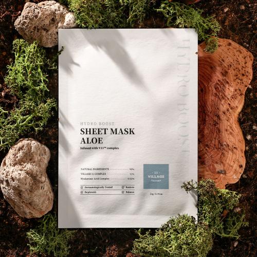 Village 11 Factory Hydro Boost Aloe Sheet Mask (5 Sheets)