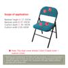 1 ensemble de housses de chaise de salle à manger pliantes pour la maison, housses de dossier pour chaises, housse de chaise de bureau, housse de chaise anti-poussière élastique