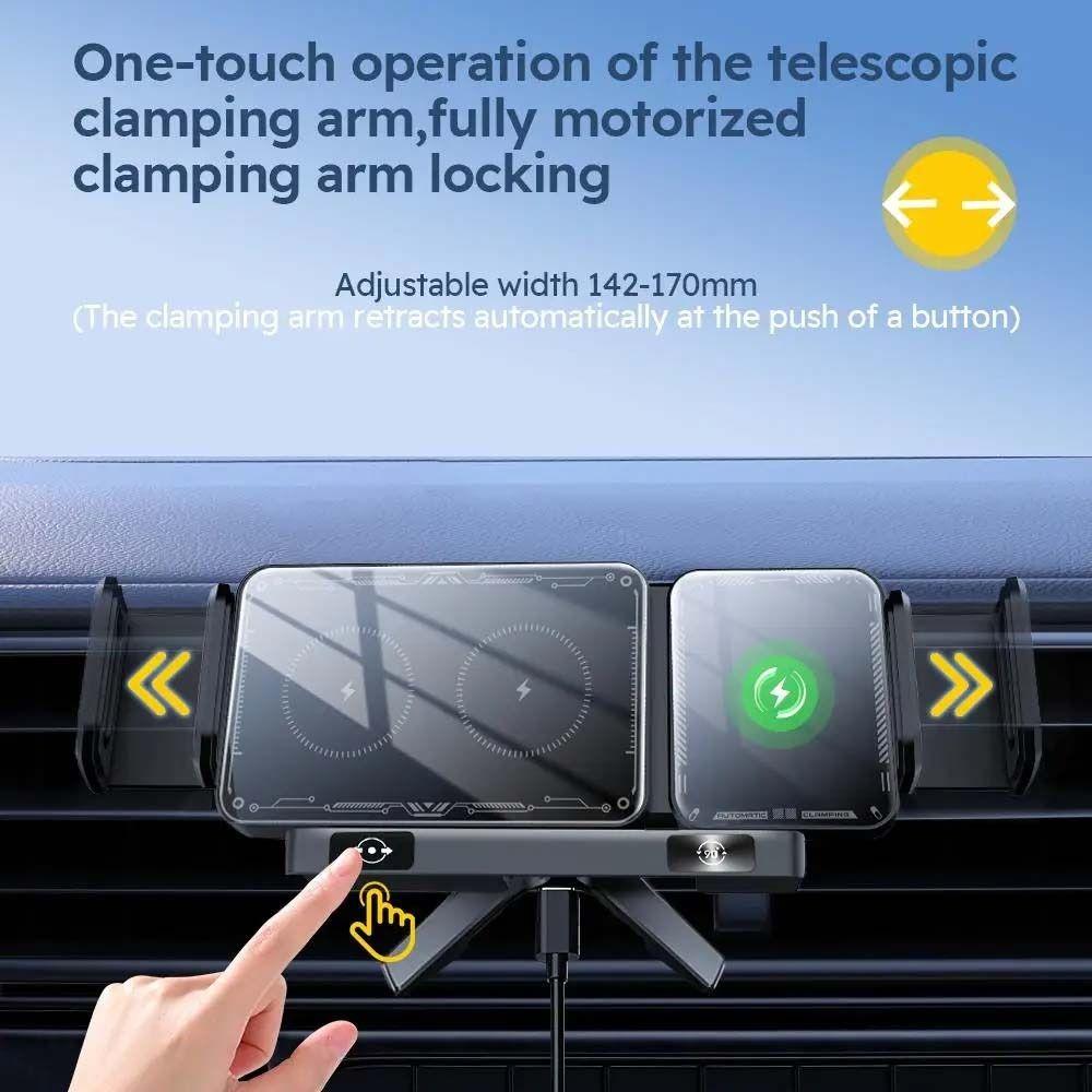 Automatic Rotating Mobile Phone Holder Gravity Sensor Car Phone Holder for Samsung/iPhone
