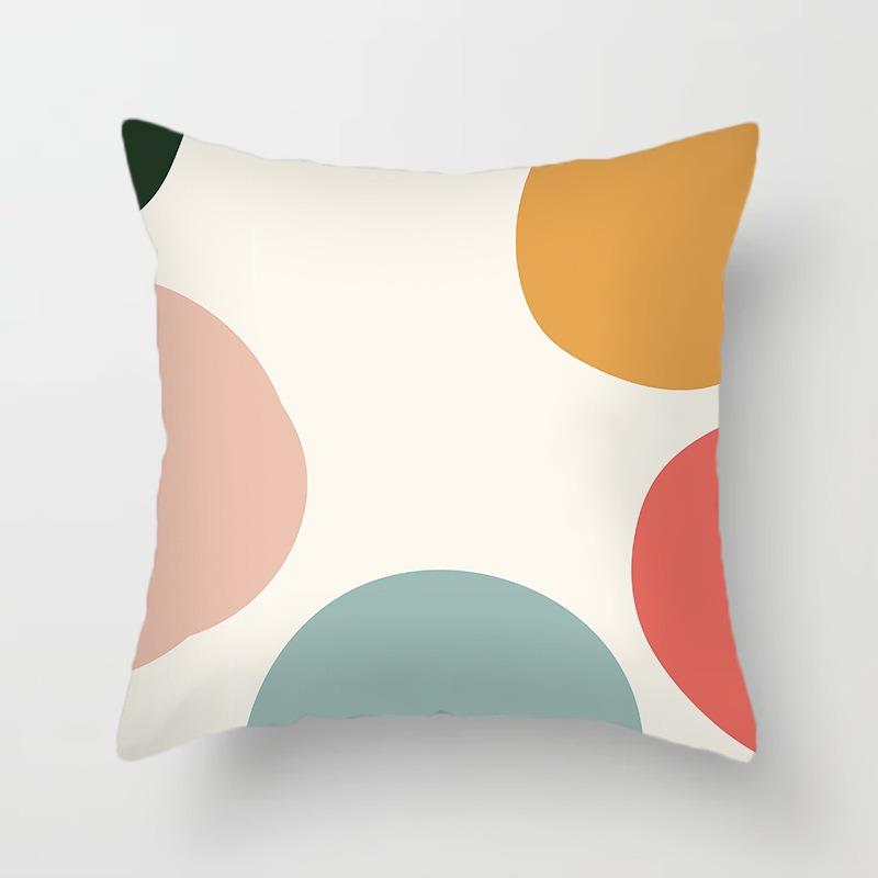 Luxury Home Decoration Pillowcase Simple Watercolor Flow Painting Office Sofa Car Cushion Cover