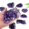 Natural  Amethyst Quartz Purple Crystal Cluster Healing Raw Stones Specimen Home Decoration Crafts Decoration Ornament