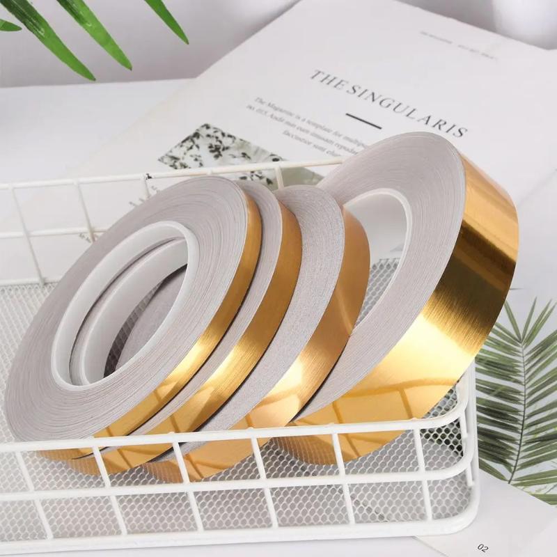 Gold Self-Adhesive Floor Tile Sealing Strip Waterproof Wall Gap Tape Anti-Mold for Kitchen Sink Edge Sealing