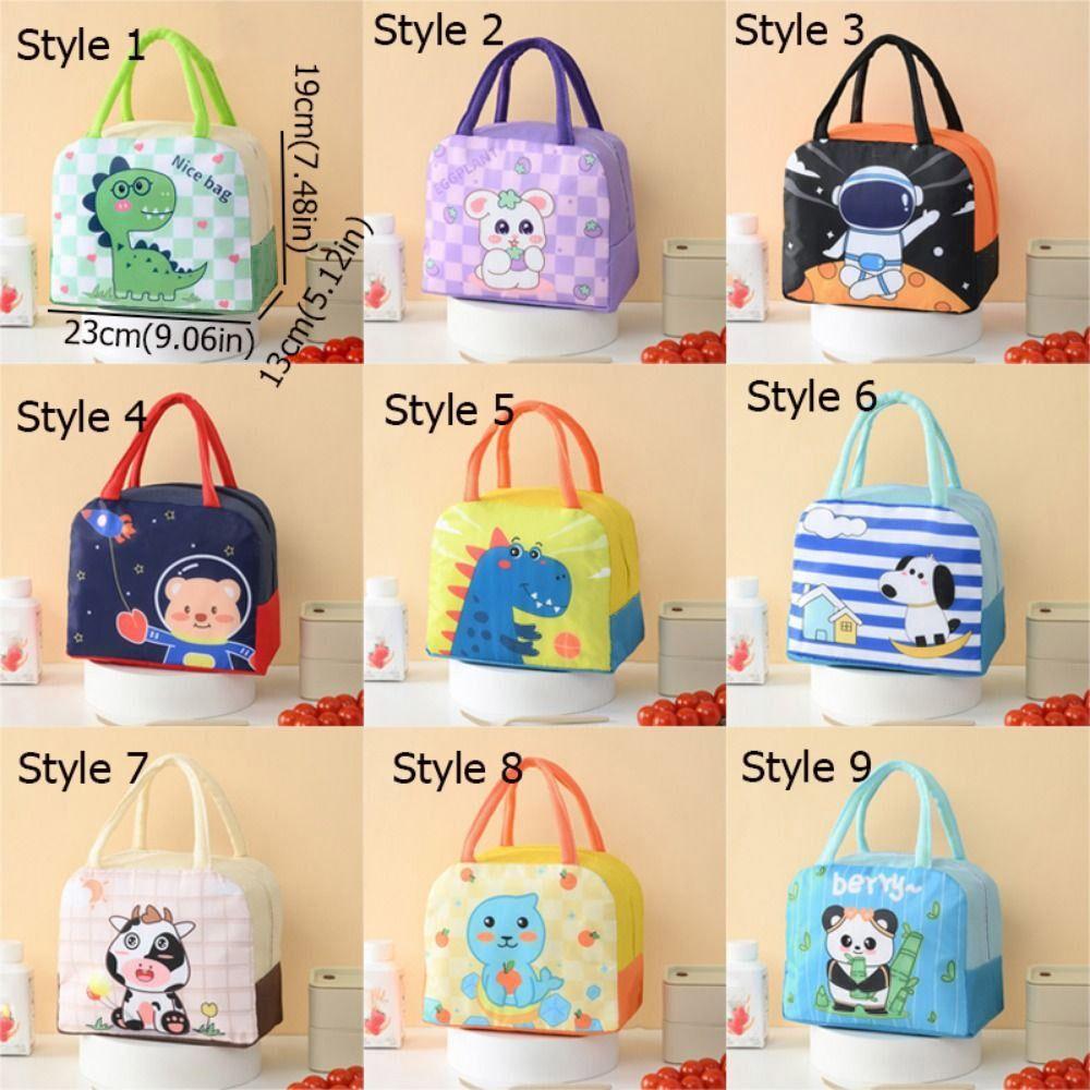 Thickened Thermal Meal Tote Bag Aluminum Foil Picnic Insulated Bag Insulated Lunch Bag  Daily Use