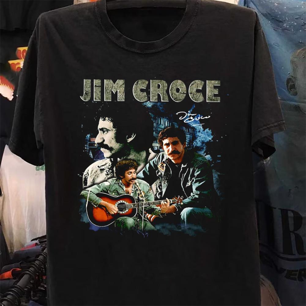Jim Croce Unisex Cotton T Shirt Full Size S5XL Short Sleeve Unisex T-Shirt XXXL