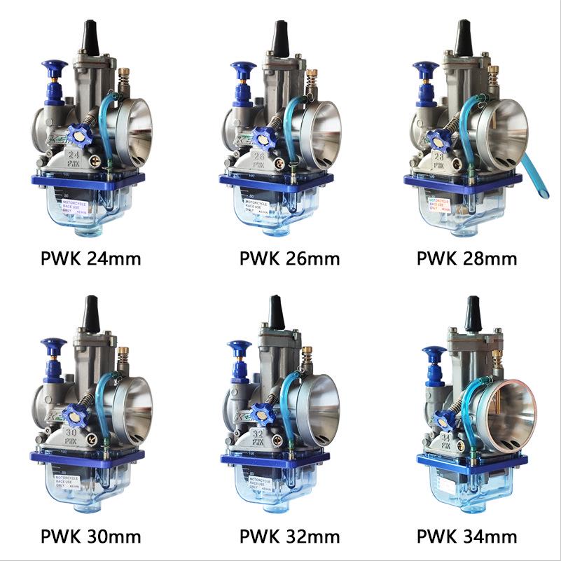 PWK Blue Base Carburetor for 24-34MM Motorcycle/ATV Racing Modification
