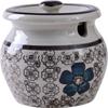 Japanese Hand-Painted Ceramic Condiment Jar