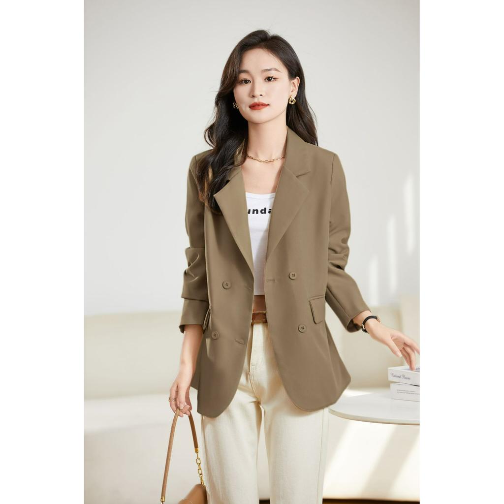 Casual Suit Jacket Women's Autumn Plus Size Women's Tops Fashion Age-reducing Suits