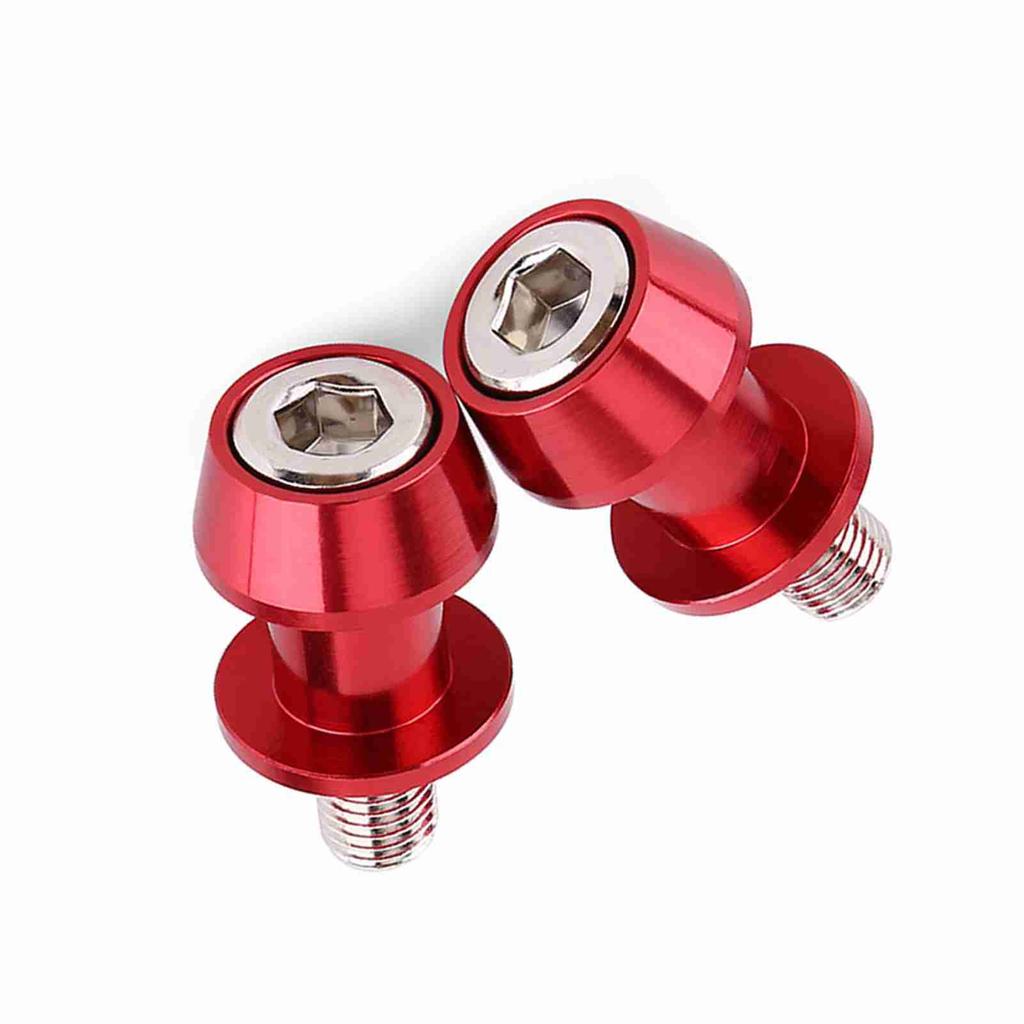 8 10mm Motorcycle CNC Aluminium Alloy Swing Arm Spool Sliders Stand Swingarm Bobbins