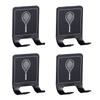 Badminton Racket Holder Stainless Steel Wall Hook Wall Mounted Racket Holder Tennis Racket Storage Rack Easy To Use