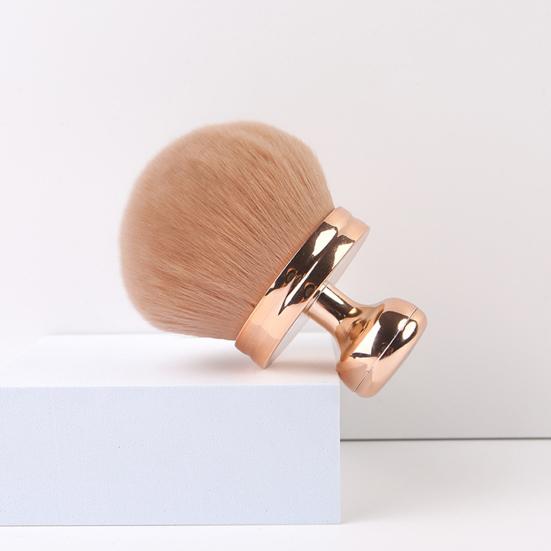 Razítková štětka na make-up Víceúčelová aplikační štětka na samoopalovací přípravek Přenosná syntetická na tekutý make-up Sypký pudr Oční stíny Tvářenka Opalovací mléko Obličej Tělo