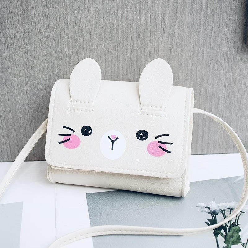 Children Mini Handbags for Girls Fashion Princess Baby PU Leather Small Shoulder Crossbody Bag Cute Kids Coin Purse Wallet