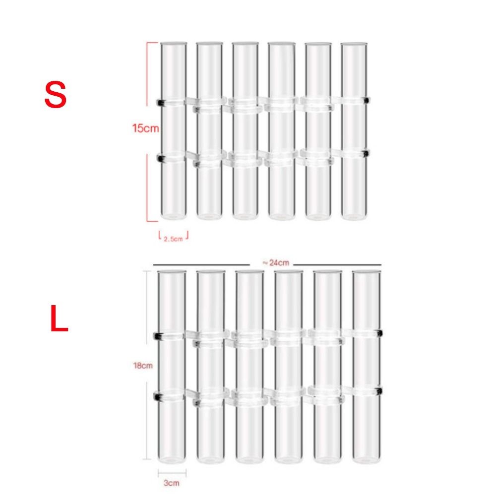 Decor Tube Flower Arrangement Floral Art Hydroponic Container Flower Bottle Vase Desktop Ornament