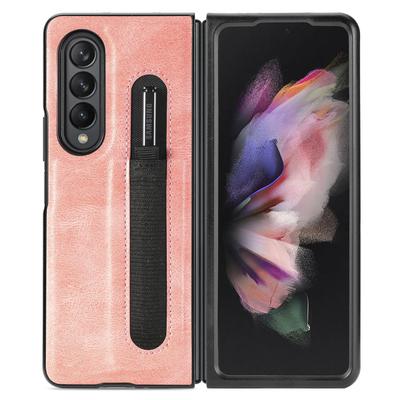 Kožené skládací pouzdro proti pádu a nárazům pro Samsung Galaxy Z Fold 4 5g Fold4 Fold3 Fold 3 Prachotěsný tenký kryt na mobil