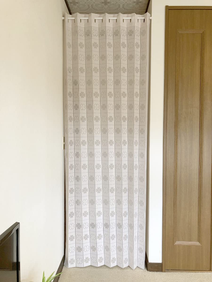 

Штора-гармошка с Совместимая со Штора Комната Регулируемая 100 x 220 Happy KL31081 Крючки, Направляющие, Разделитель, Норэн, Теплозащитный, Длина, см,