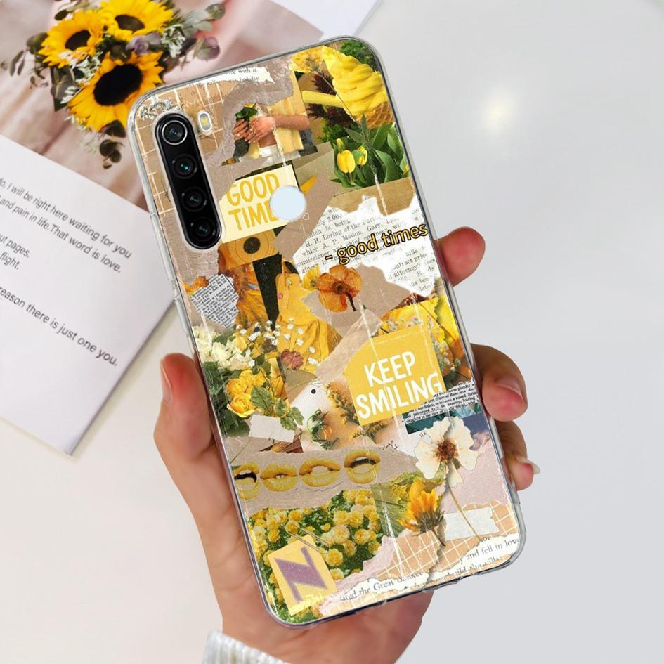 For Xiaomi Redmi Note 8 Case Cute Cartoon Soft Silicone Phone Cases For Xiaomi Redmi Note 8T 8 t Cover On Redmi Note8 Back Coque