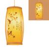 Woven Pendant Light Chinese Japanese Style Retro Rattan Lampshade Pendant Chandelier For Home Restaurant