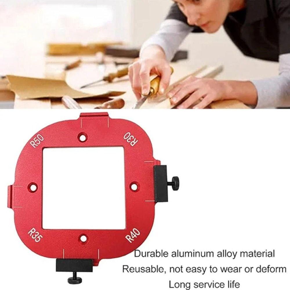 1/2pcs Woodworking Round Corner Positioning Mold Reusable Woodworking Router Templates
