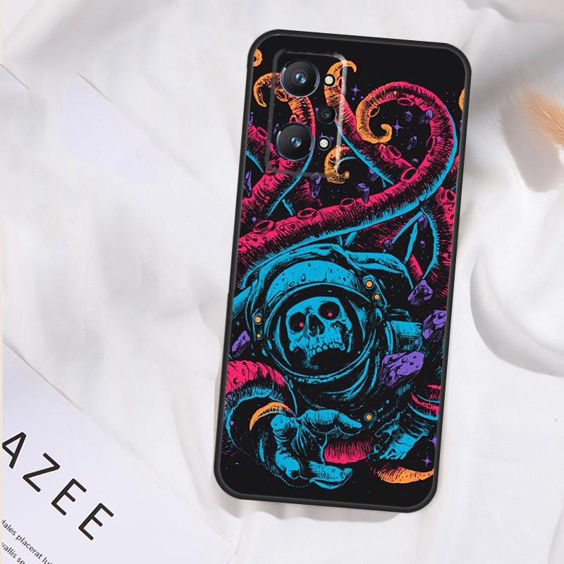 Skull Trippy Octopus Case For Realme 15 12 11 13 14 Pro Plus GT6 GT7 Pro C55 C51 C25 C63 C61 C65 C67 C53 C71 C75