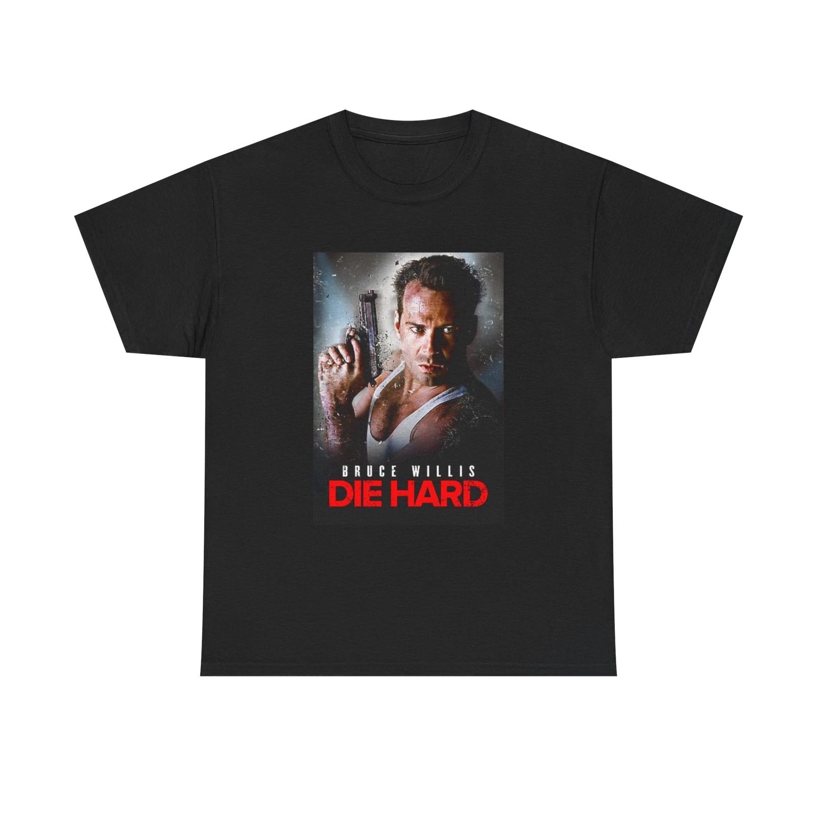 Men s and Women s T-shirts Die Hard Movie Poster XXXL