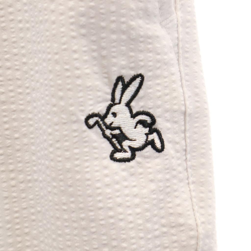 Jack Bunny!! golf Seersucker Long pants 1 White system Women Used