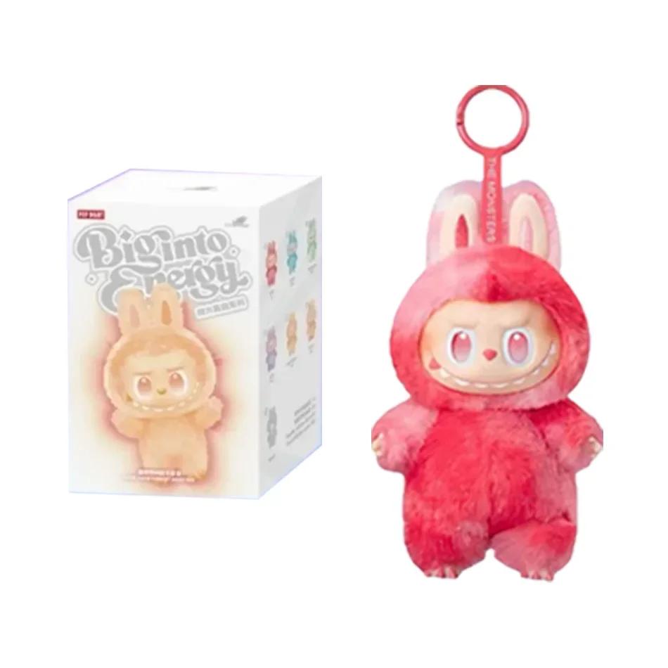

Ins Korean Labubu V3 The Monsters Big Into Energy Series Виниловая плюшевая подвеска с изображением куклы в коробке, фигурка, брелок, подарок