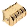 Vintage Jewelry Box Gold Color Retro   Zinc Alloy Scratch Proof Small Jewelry Box for Rings rrings Necklace