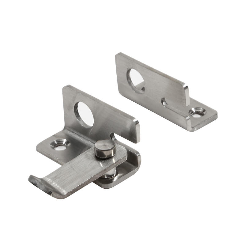 1PC Stainless Steel Anti-Theft Latch Stainless Steel Pin Door Latch Right-Angle Sliding Door Latch Pin Pet Cage Safety Door Bolt Latch