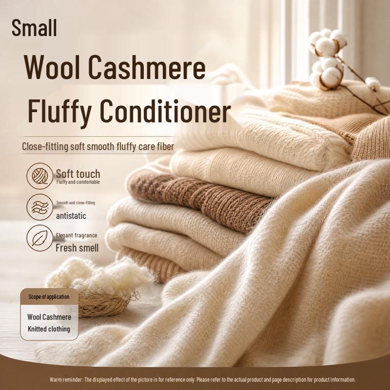 Wool & Cashmere Softening Detergent for Sweaters and Coats - Fluffy, Anti-Shrink Cleaner
