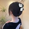 Cow Panda Hair Claw Cat Acetic Acid Hair Claw Simple Animal Claw Clip  Ladies