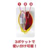 K Company Sanrio Characters Clear Hello (Vintage Retro) Cassette-Style Pouch, Kitty, SAV-CK-KT