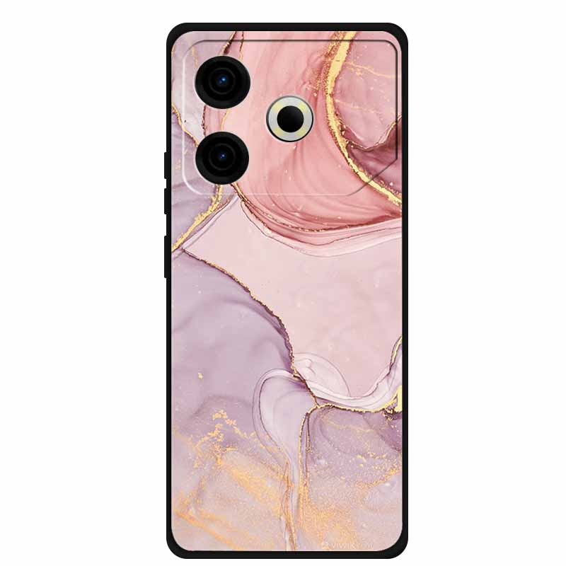 Phone Case For Tecno Pova6 Neo TPU Back Coque for Pova 6 Neo Marble Colour Soft Cover Protective Funda Luxury Silicone Shell