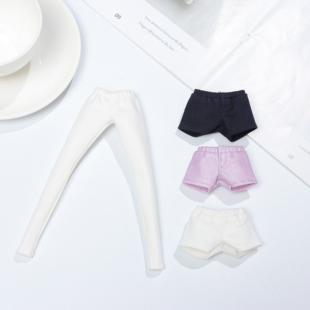 Handmade PU Leather 20 Styles Elastic Shorts Bottom Pants Dolls Accessories Doll Clothes