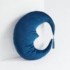 Decorative MOON Shaped Pillow Blue