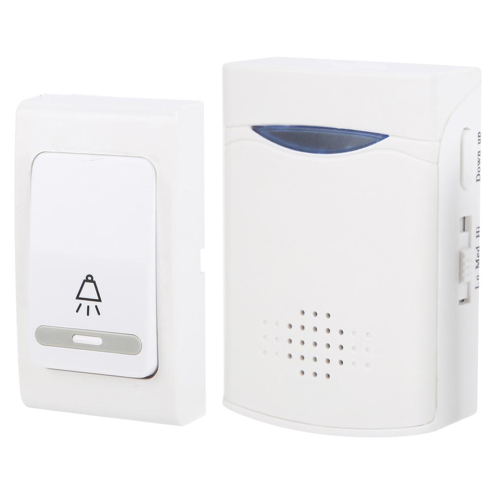 Remote Control Wireless Doorbell Sensor Electronic with Button for Old Man Household Office