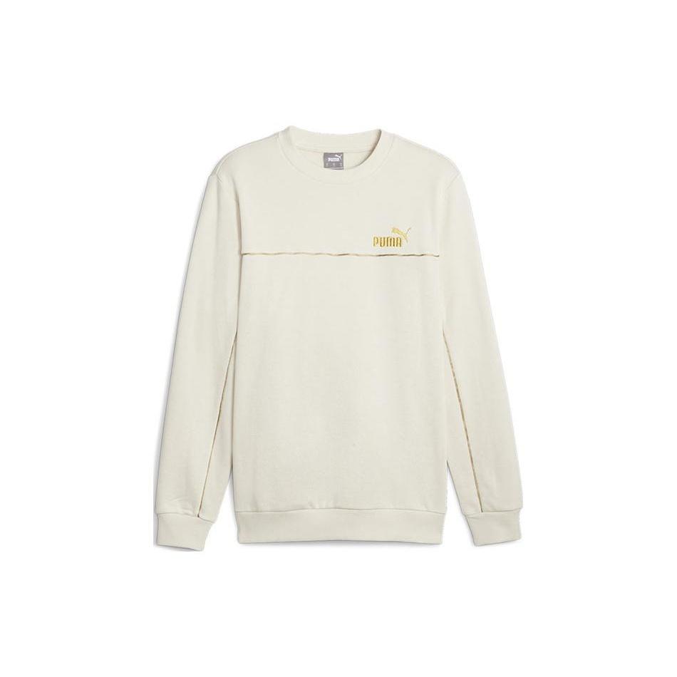 PUMA Ess Fleece Sweater  White  Men s 680140-87 M
